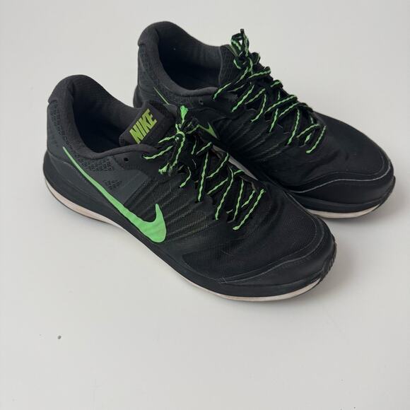 Nike Dualfusion X Sneakers Black Green Men’s 8 - Picture 1 of 10